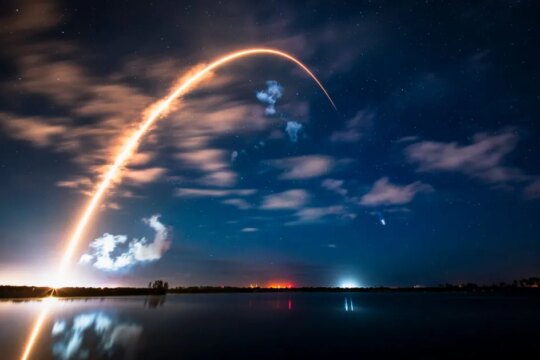 A Starlink satellite seems to have exploded