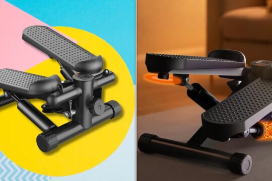 This Mini Stepper With Resistance Bands Is Under $30 At Amazon