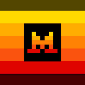 The Mistral logo on a red and yellow background.