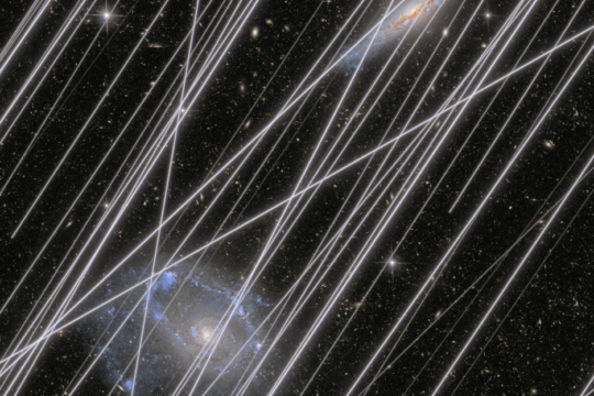 Satellites keep photobombing the Hubble telescope, and it’s getting worse