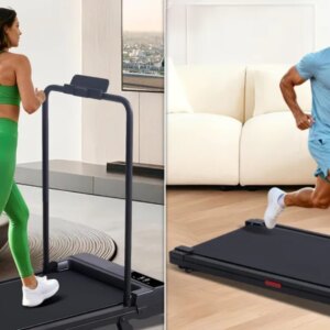 The Folding Treadmill Reviewers Rave About Is Under $100 Today