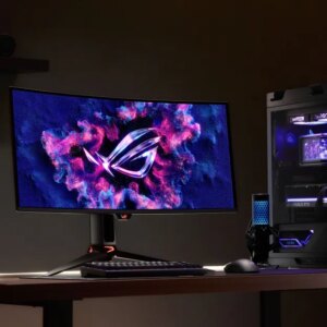 Asus’s new OLED gaming monitors will have sharper text and more accurate colors