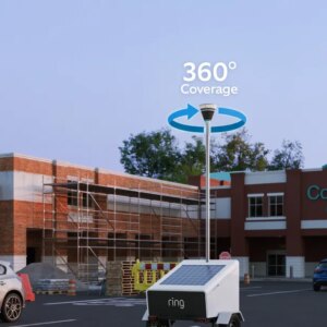 Ring’s Mobile Security Trailer provides 360-degree coverage anywhere