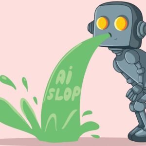 Ai chatbot vomiting misinformation and synthetic data.