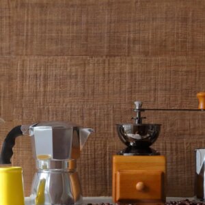 assorted coffee gadgets on table