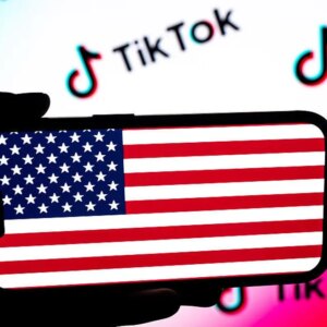 TikTok US flag