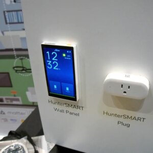 Hunter Fan display showing smart fan conversion options.