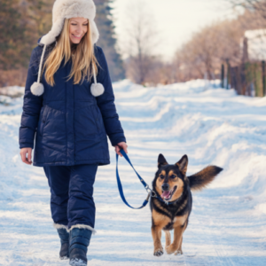 Amanda Caswell on a winter walk