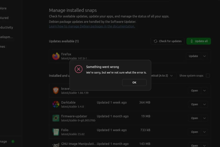 I went back to Linux and it was a mistake
