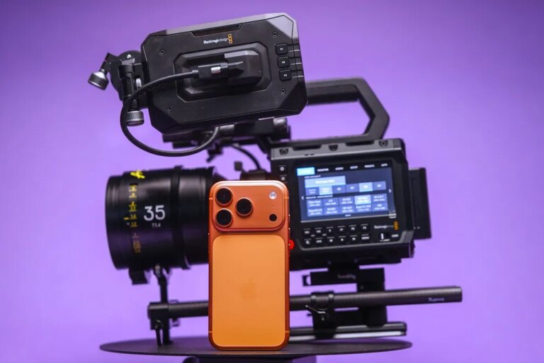 An image of a phone and a video camera.
