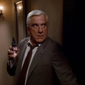 Leslie Nielsen in The Naked Gun